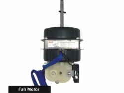 Fan Motor Double Bearings ( Black Motor 18mm )