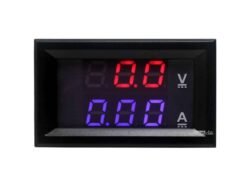 Digital Dc Volt And Ampere Meter -display
