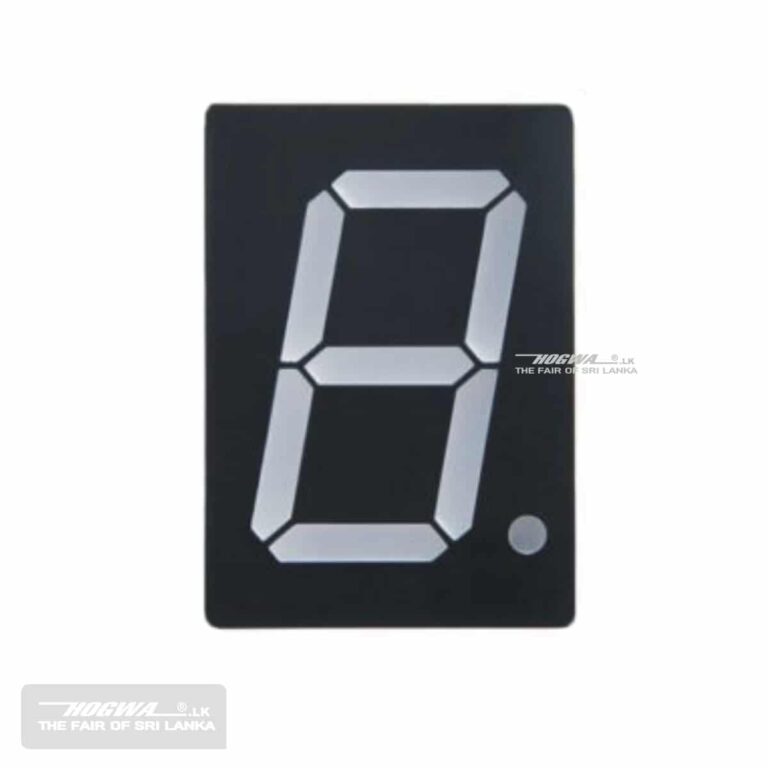 1 Digit 7 Segment Display Chinahub.lk