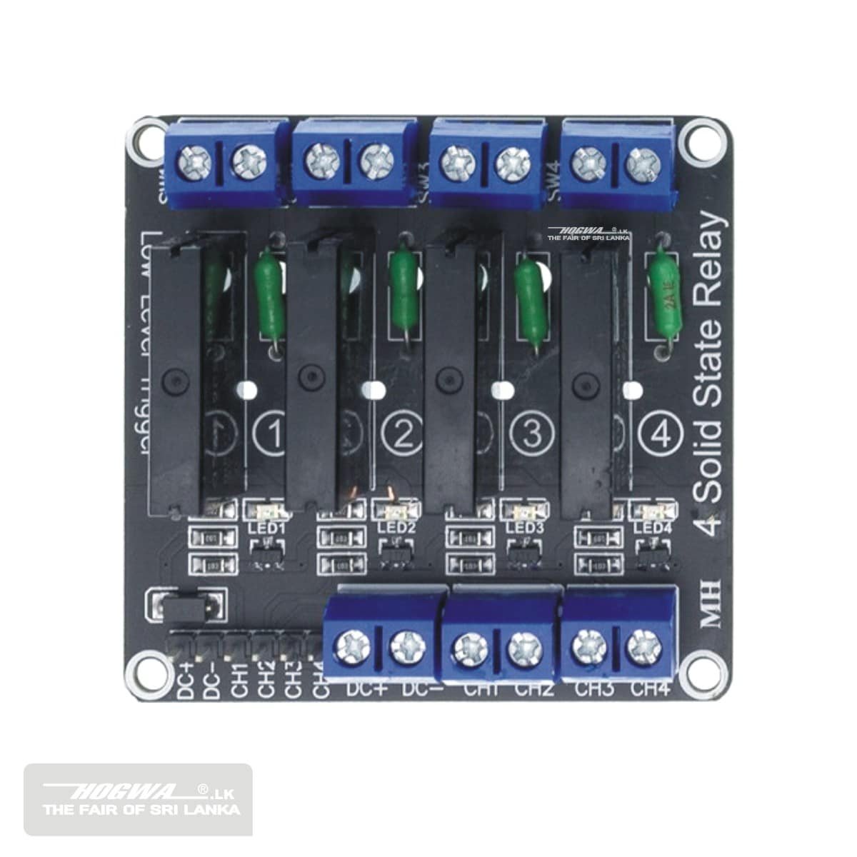 380V 8A 1 2 4 Channel Solid State Relay Module High And Low Level H L