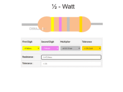 0.47 ohm Resistor half watt 10 pcs pack