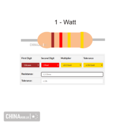 1.2 ohm 1 watt resistor