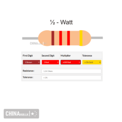 1.2k ohm half watt resistor