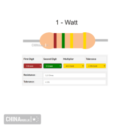 1.5 ohm 1 watt resistor