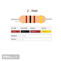 100 ohm 2 watt resistor