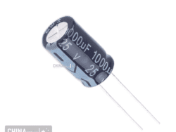 1000uf 25v electrolytic Capacitor 2 pcs pack