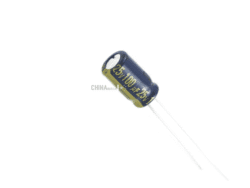 100uf 25v electrolytic Capacitor 5 pcs pack