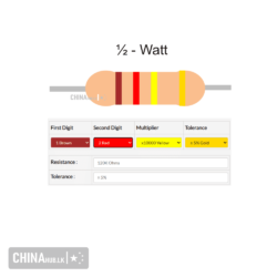 120k half watt resistor