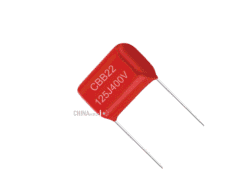 125J 400V miler capacitor 2 pcs pack