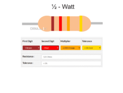 12k Resistor half watt 10 pcs pack