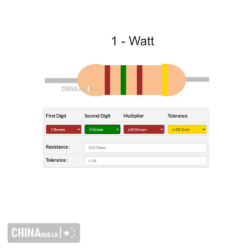 150 ohm 1 watt resistor