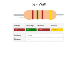 150 ohm Resistor half watt 10 pcs pack
