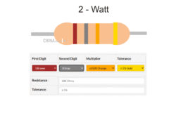 18 k Resistor 2 watt 5 pcs pack