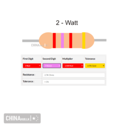 2.7 k 2 watt resistor