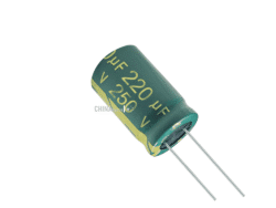 220uf 250v electrolytic Capacitor 2 pcs pack