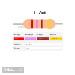 270 ohm 1 watt resistor