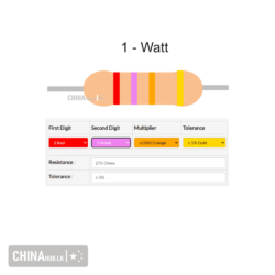 27k 1 watt resistor