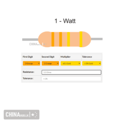 3.3 ohm 1 watt resistor