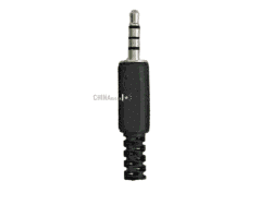 3.5 mm stereo jack black