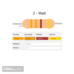 330 ohm 2 watt resistor