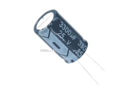 3300uf 25v electrolytic Capacitor 2 pcs pack