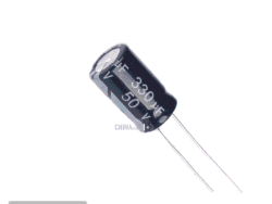 330uf 50v electrolytic Capacitor 5 pcs pack