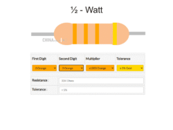 33k Resistor half watt 10 pcs pack