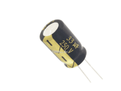 33uf 250v electrolytic Capacitor 5 pcs pack