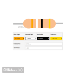 39 ohm resistor