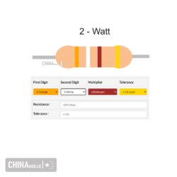 390 ohm 2 watt resistor