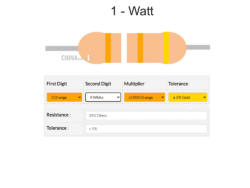 39 k Resistor 1 watt 10 pcs pack