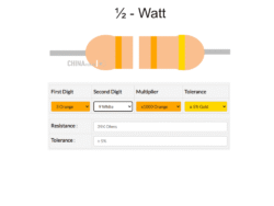 39k Resistor half watt 10 pcs pack