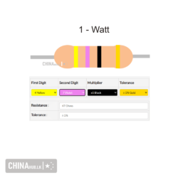 47 ohm 1 watt resistor 1