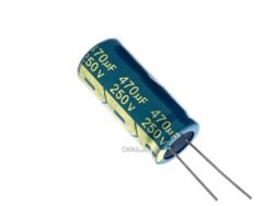 470uf 250v electrolytic Capacitor 2 pcs pack