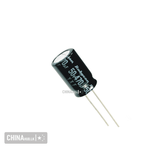 470uf 50v electrolytic Capacitor 5 pcs pack