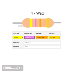 47k 1 watt resistor