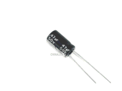 47uf 50v electrolytic Capacitor 5 pcs pack