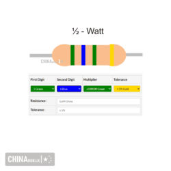 5.6 mega ohm half watt resistor