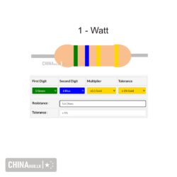 5.6 ohm 1 watt resistor