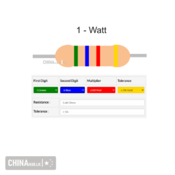 5.6k 1 watt resistor