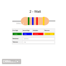 5.6k 2 watt resistor