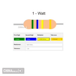 560k 1 watt resistor