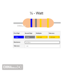 6.8 ohm half watt resistor