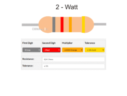 82 k Resistor 2 watt 5 pcs pack