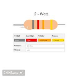 82 k 2 watt resistor