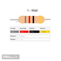 82 ohm 1 watt resistor