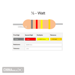 820k half watt resistor