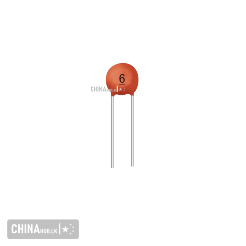 6pf ceramic disc capacitor 50v 10-pcs pack