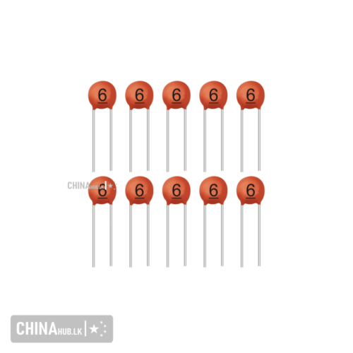 6pf ceramic disc capacitor 50v 10-pcs pack - Image 2