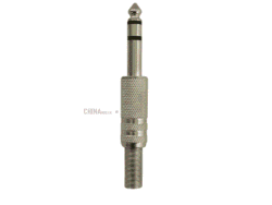 6.5 mm stereo jack steel